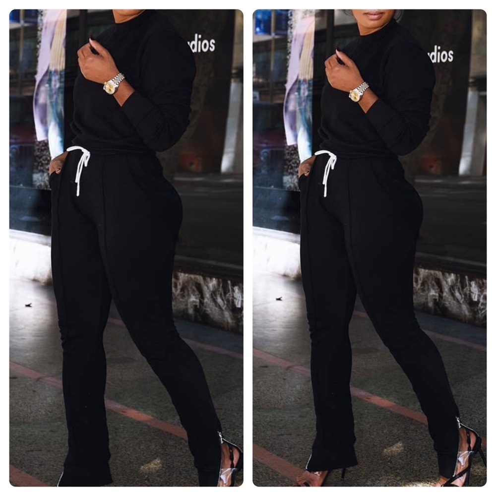 Black Blending Two-Piece